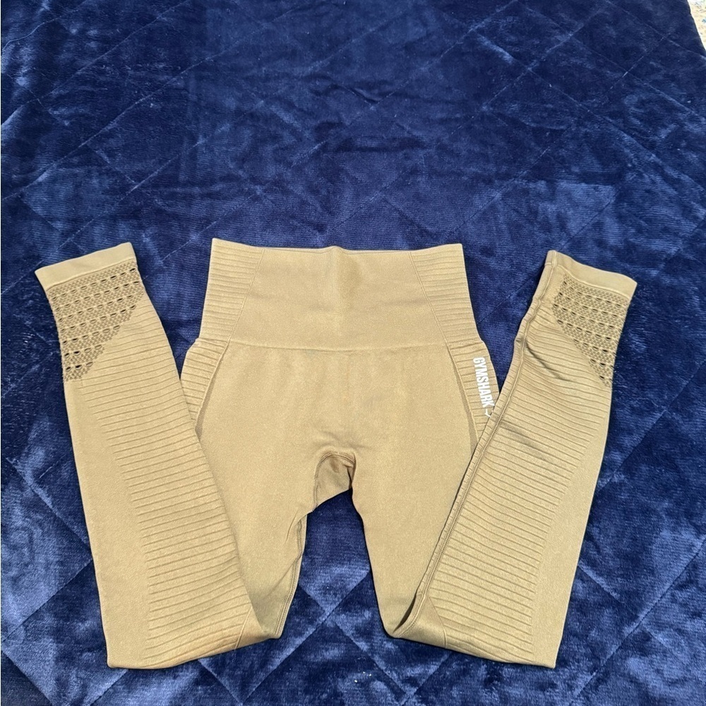 Gymshark Tan Leggings - Picture 2 of 12